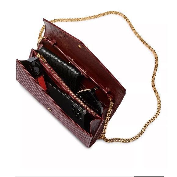 YSL Monogram Quilted Leather Chain Wallet - USED ONCE - Picture 4 of 6